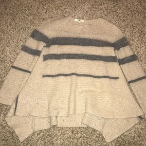 tan sweater
